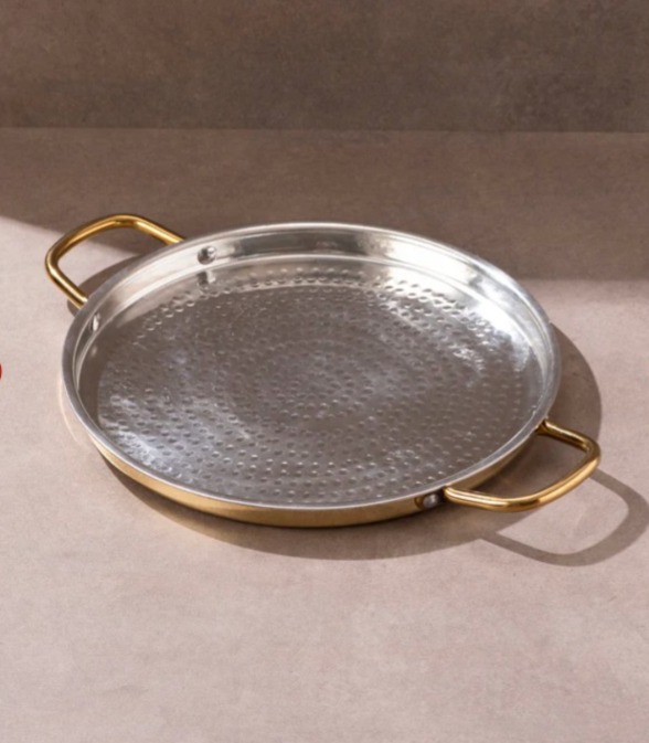 Brass Dosa Tawa: Naturally Non-Stick Tava & Uses Less Oil